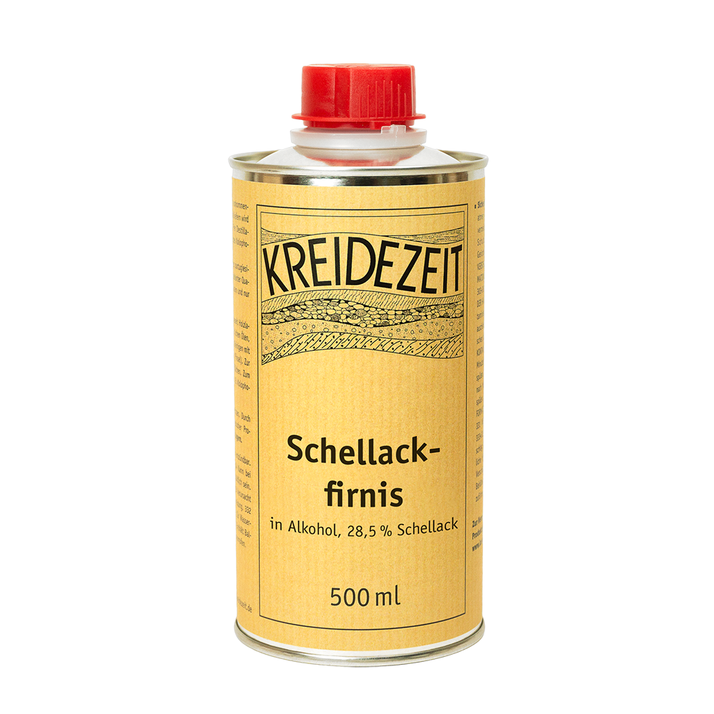 Kreidezeit Schellackfirnis 28,5% Alkohol 0,5l