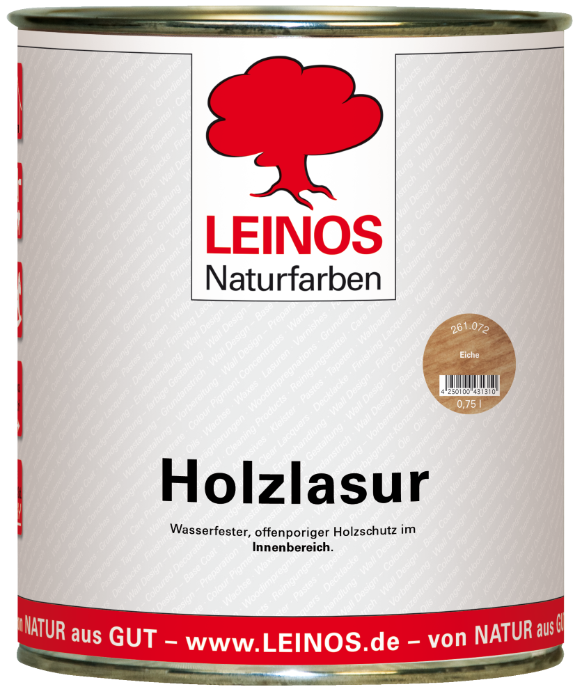 Leinos Holzlasur eiche innen
