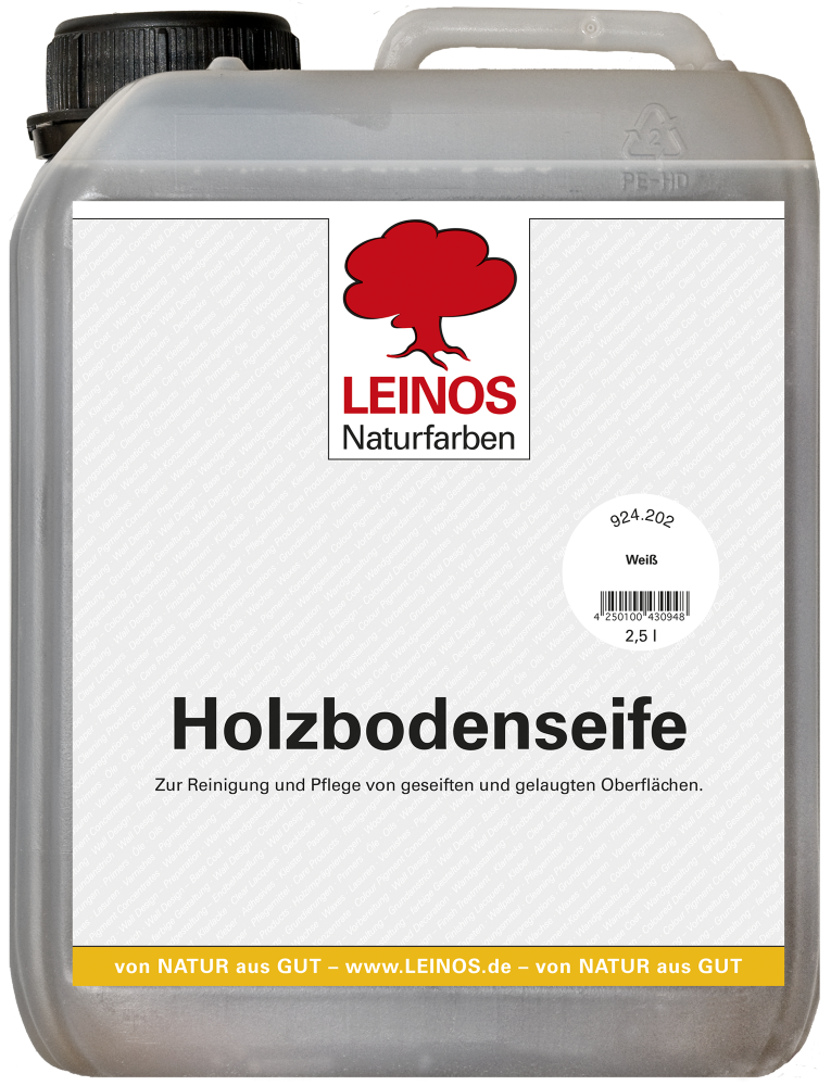 Leinos Holzbodenseife weiß