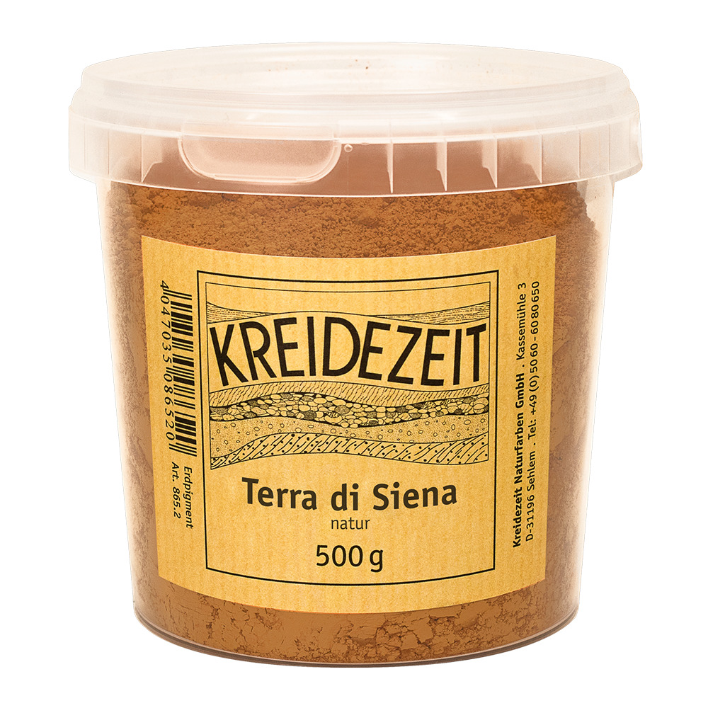 Kreidezeit Pigment Terra di Siena natur 500g