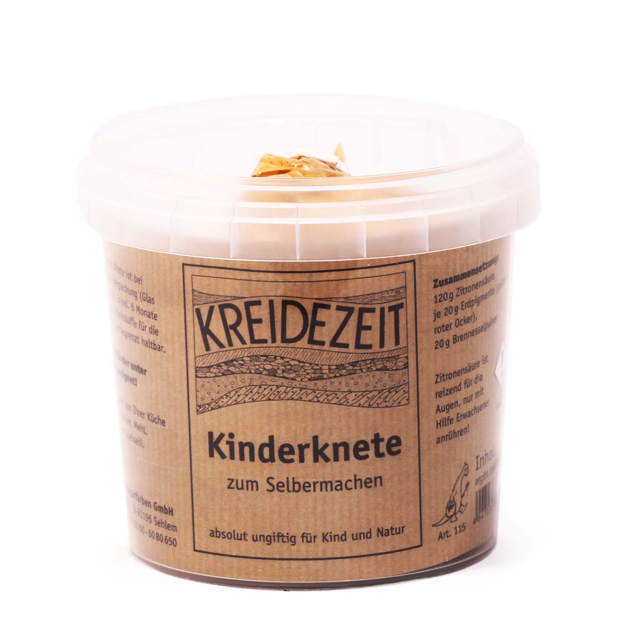 Kreidezeit Kinderknete zum Selbermachen klein 180g