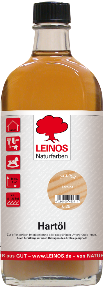 Leinos Hartöl innen farblos