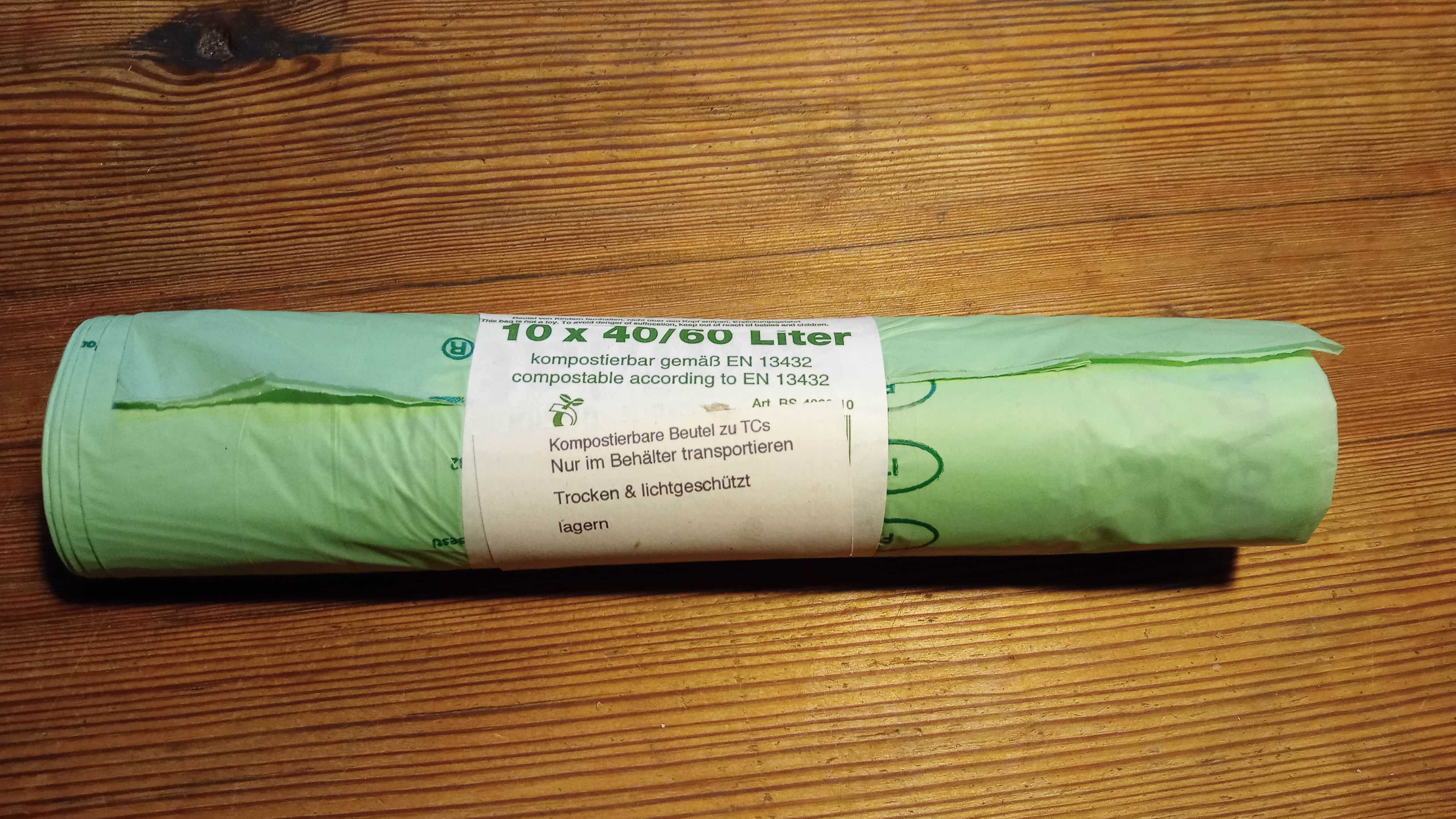 Fäkalienbeutel 10 Stück, 40 L, 20my