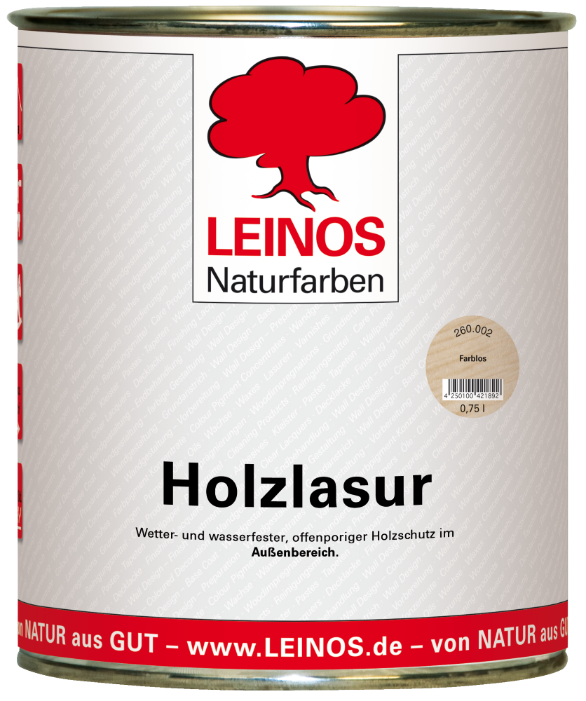 Leinos Holzlasur Farblos außen