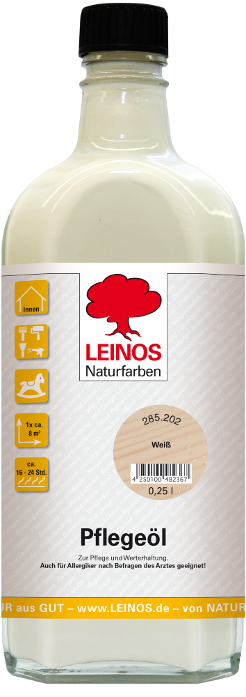 Leinos Pflegeöl weiß