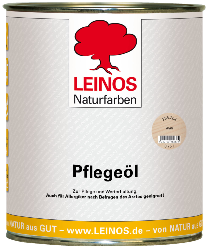 Leinos Pflegeöl weiß