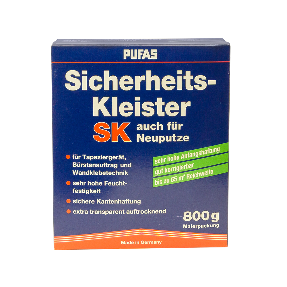 Pufas Sicherheitskleister SK 800 g