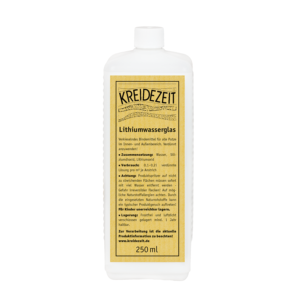 Kreidezeit Lithium Wasserglas