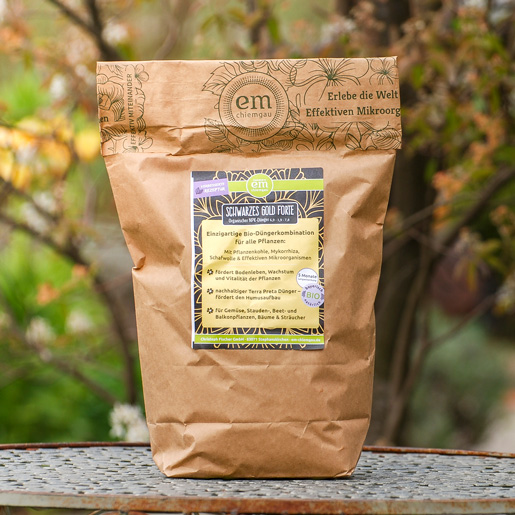 Schwarzes Gold Forte – organischer Terra Preta Dünger