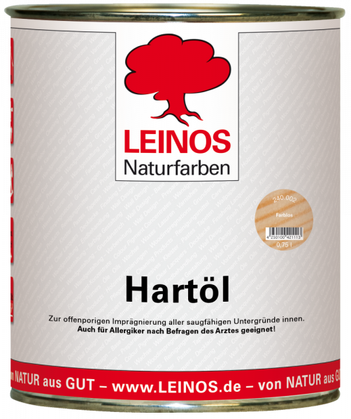 Leinos Hartöl innen farblos