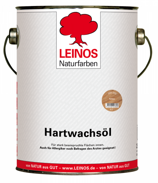Leinos Hartwachsöl 2,5l farblos