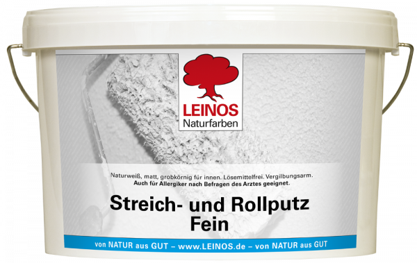 Leinos Streich- und Rollputz Fein 10l