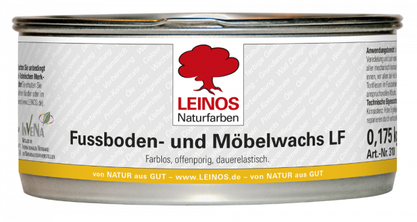 Leinos Fußboden- und Möbelwachs LF 0,175Kg