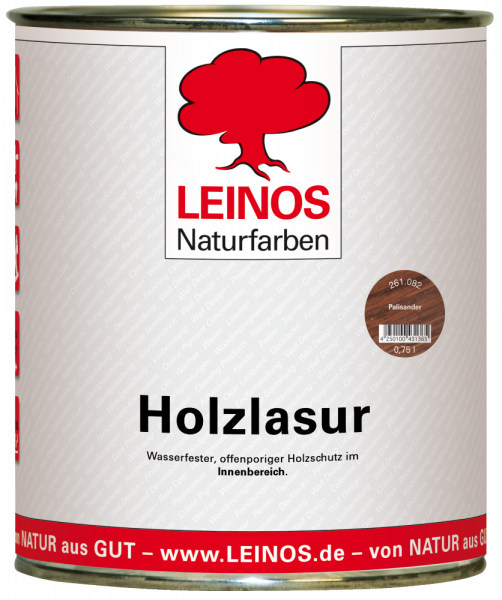 Leinos Holzlasur palisander innen 0,75l
