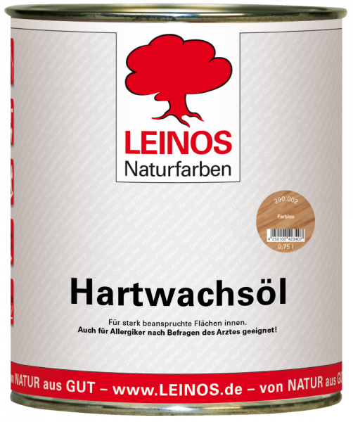Leinos Hartwachsöl 0,75l farblos