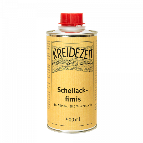 Kreidezeit Schellackfirnis 28,5% Alkohol 0,5l
