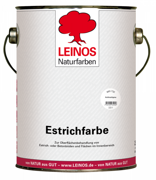 Leinos Estrichfarbe 2,5l anthrazitgrau